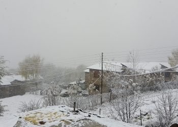 Snowfall in Humla, Mustang