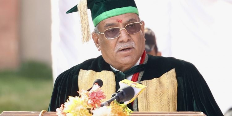 PM Dahal insists on will power to improve TU quality