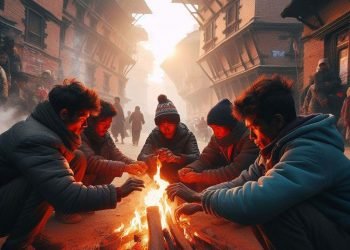 Cold increases with temperature dropping