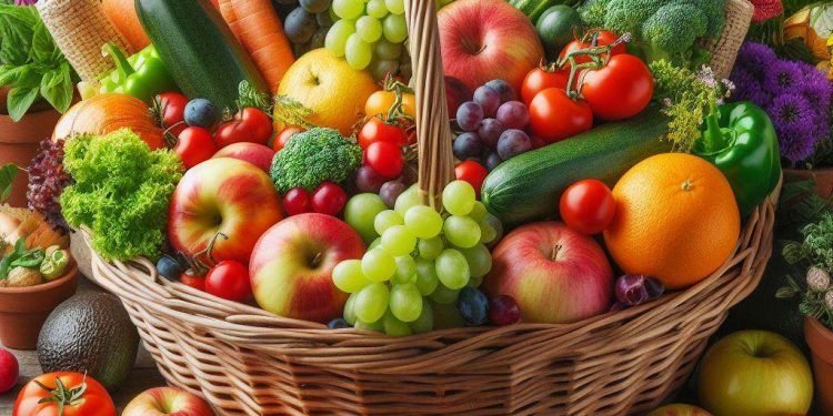 Vegetables and fruits called in English and Nepali