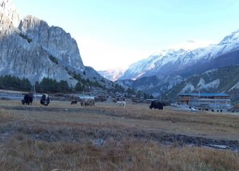 Manang locals worry over fading glacial lake