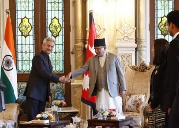 Visiting External Affairs Minister of India Jaishankar meets with PM Dahal