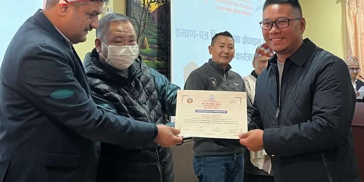 NMA honours Seven Summit Treks