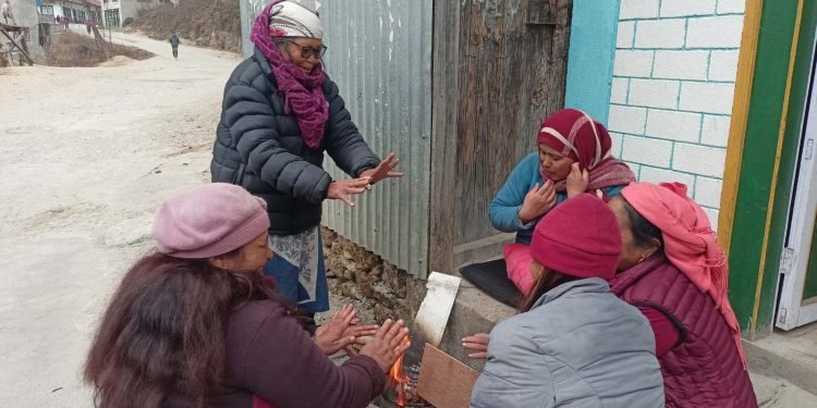Biting cold affects life in Solukhumbu