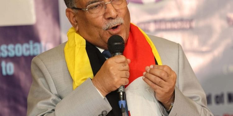 PM Dahal interacts with Nepalis in Uganda