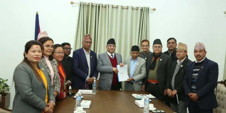 Parliamentary delegation presents visit report to PM Dahal
