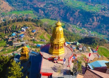 5,555-kg bell installed at Panchakot to promote tourism