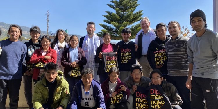 German Ambassador Dr Prinz visits Winter School in Kathmandu, meets with students from Upper-Dolpa