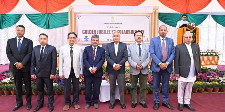 22nd Golden Jubilee Scholarship Day marked at Embassy of India