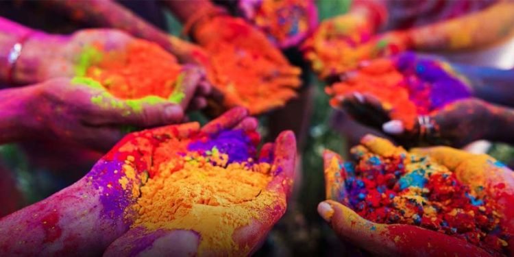 Holi festival begins formally in Mithilanchal