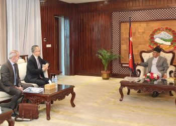 ADB Vice-President Yang pays courtesy call on PM Dahal