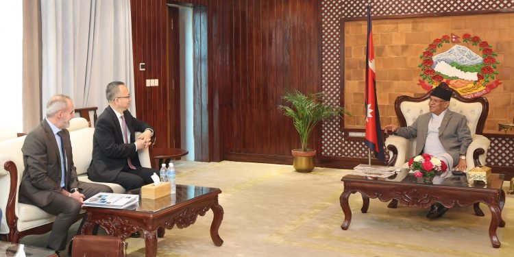 ADB Vice-President Yang pays courtesy call on PM Dahal