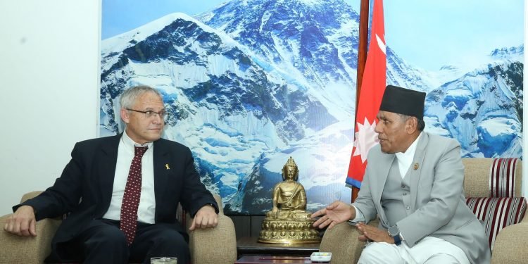 Israeli Ambassador Goder calls on NA Chairperson Dahal