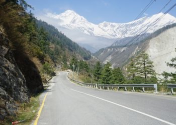 48 km of Beni-Jomsom-Korala section black topped
