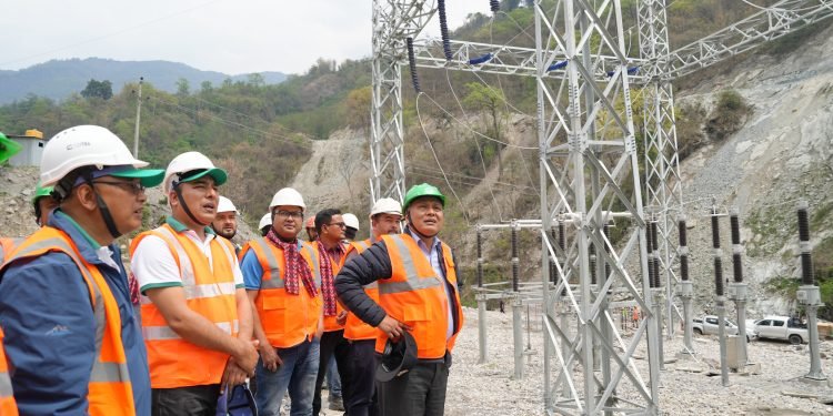 Power from Middle Tamor connected to the Koshi Corridor