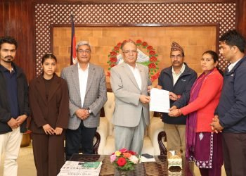 Bipin Joshi’s family meets PM Prachanda