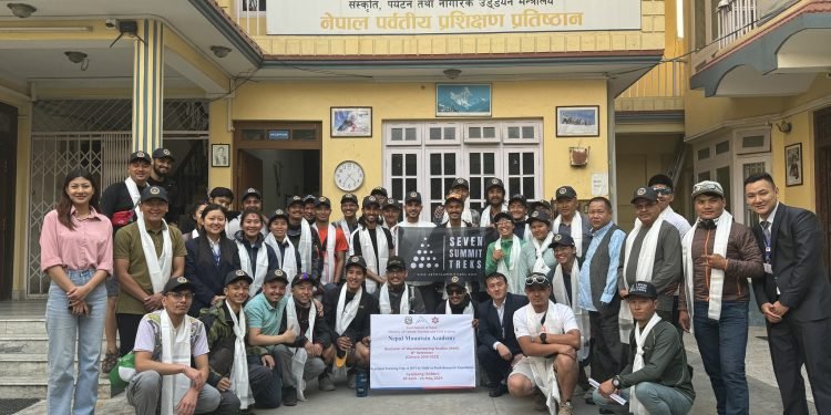 NMA students embark on Gyaji Kang expedition