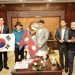 PM Dahal hands Nepali national flag to Jugal Himal expedition team