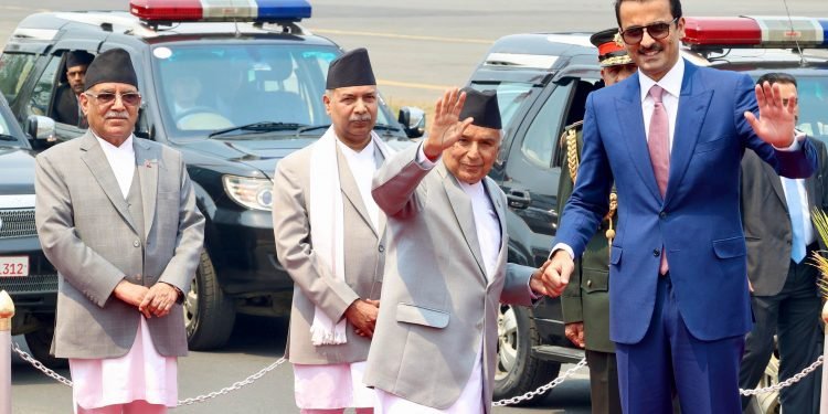 Amir of State of Qatar returns home after wrapping up state visit to Nepal