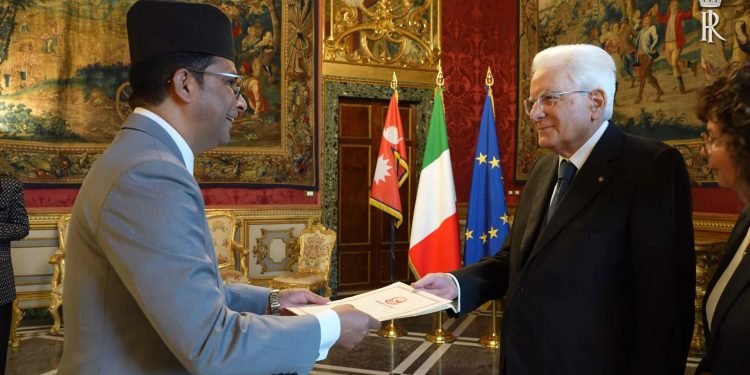 Letter of credence presented