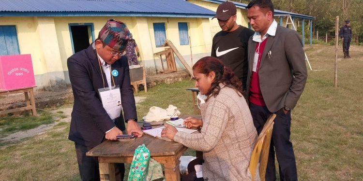 By-election in Ilam: Suhang, Khadka, Limbu cast their votes