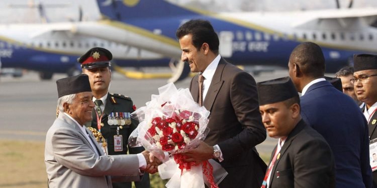 Qatari Emir arrives on two-day State visit