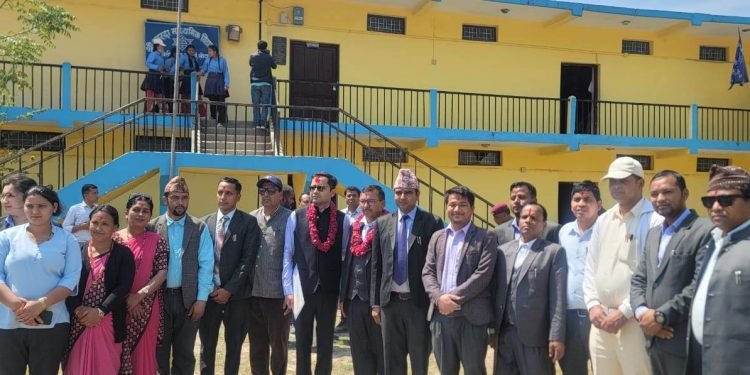 School building constructed in Khotang with Indian aid