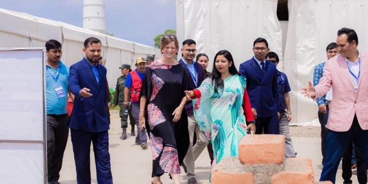 Australian Ambassador visits KMC Skills Fair in Tundikhel