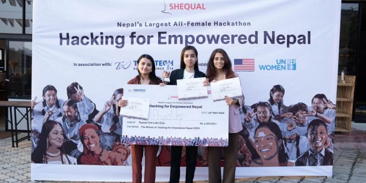 Nepal’s Largest All-Female Hackathon: “Hacking for Empowered Nepal” concludes