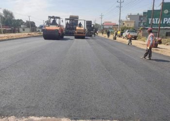 Narayangadh-Butwal road reports 50 percent progress in over five years