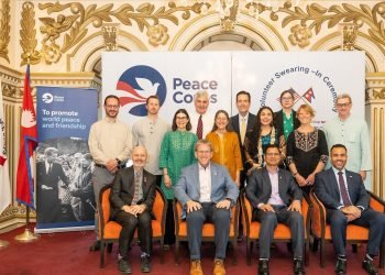 First batch of Peace Crops Response Volunteers for Nepal sworn in