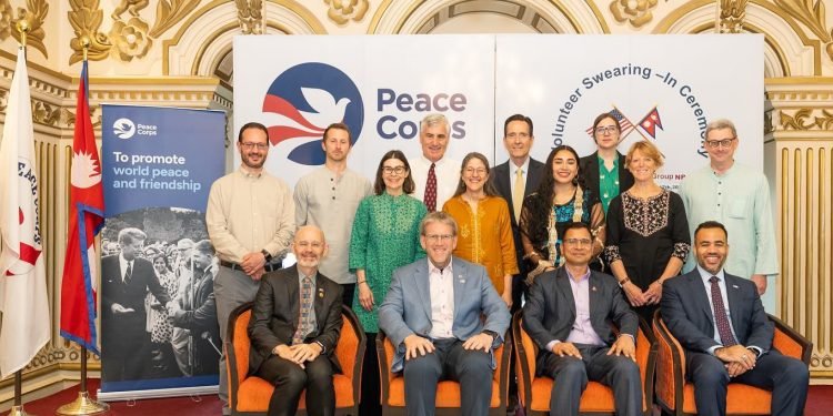 First batch of Peace Crops Response Volunteers for Nepal sworn in