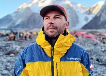Polish climber Krzyzowski sets record making double header summit of Lhotse and Everest without O2  