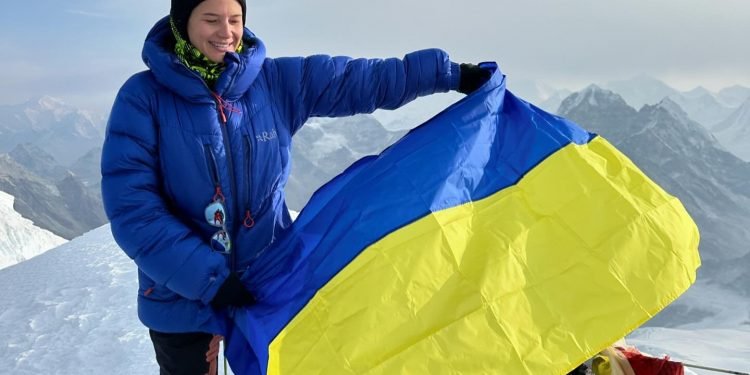 Samoilova becomes first Ukrainian woman to climb Everest three times