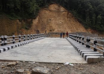 Motorable bridge constructed 15 months before deadline