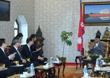 Chinese Vice Minister Sun calls on President Paudel