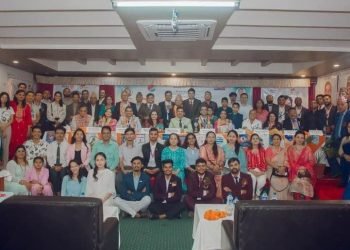 Adhikari assumes office as new president of Rotary Club, Lakeside  