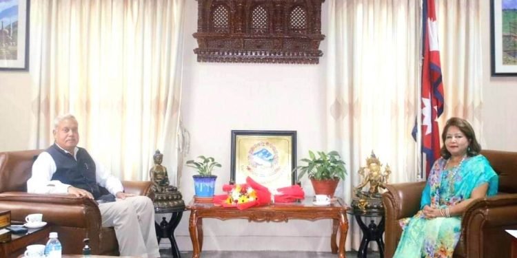 Indian ambassador calls on Foreign Affairs Minister Rana