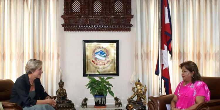 EU Ambassador calls on Foreign Minister Dr Rana