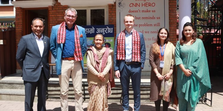 German Ambassador Prinz visits Maiti Nepal