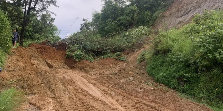 Four people missing, two injured in landslide in Gorkha