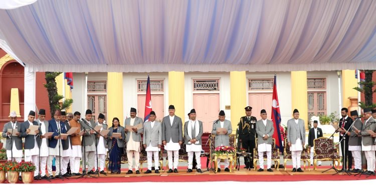 Newly-appointed 19 ministers sworn in