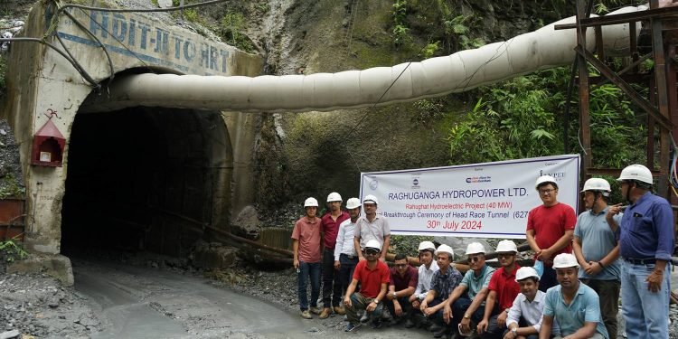 Rahughat Hydropower Project: breakthrough of main tunnel accomplished
