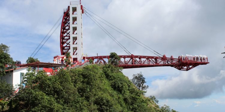 Skywalk Tower adds to tourist attraction in Bhedetaar