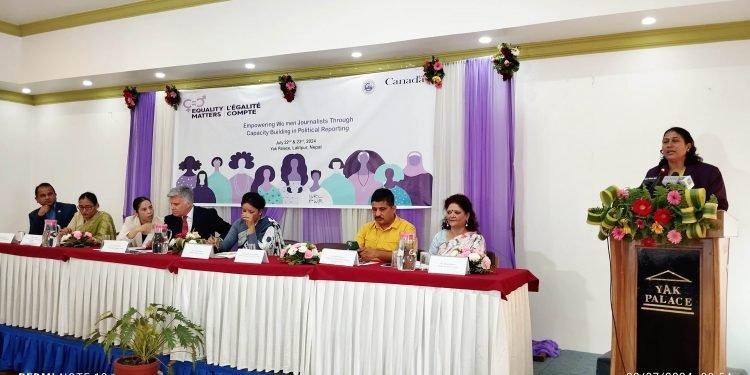 Education Minister sees need of increasing presence of women journalists