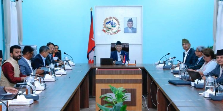 Prime Minister Oli bats for creating opportunities for higher studies within country itself