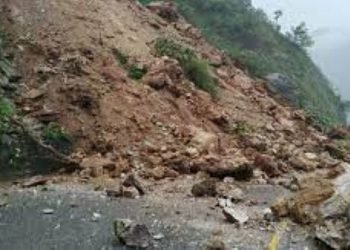 Araniko highway blocked by landslides