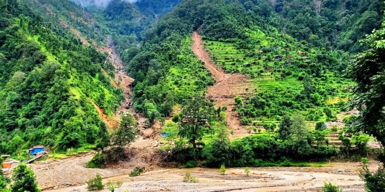 Badigad landslide leaves 50 families displaced