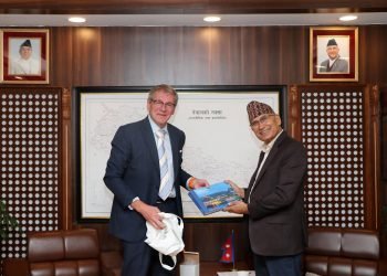 German Ambassador Dr Prinz calls on Finance Minister Paudel