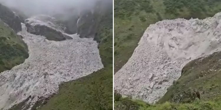 Avalanche hits Mustang village, blocking Bokse river